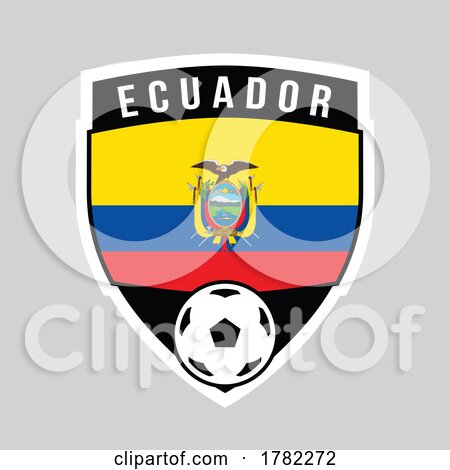 Ecuador Shield Team Badge for Football Tournament by cidepix