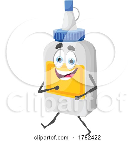 Glue School Mascot by Vector Tradition SM