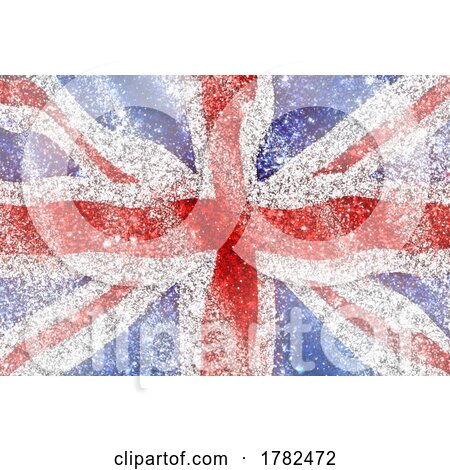 Union Jack with a Sparkling Glittery Effect by KJ Pargeter