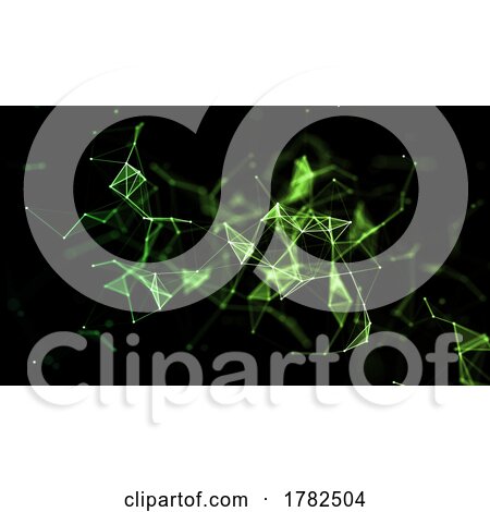 3D Abstract Digital Connections Design Background by KJ Pargeter