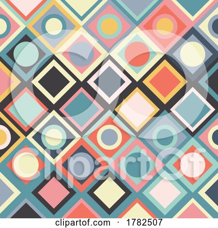 Abstract Background with a Retro Design by KJ Pargeter