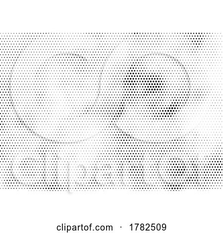 Abstract Halftone Dot Background by KJ Pargeter