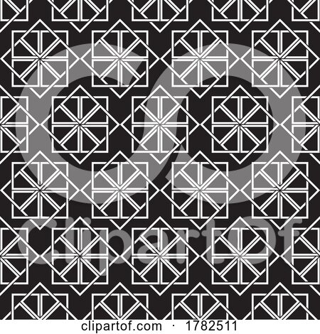 Abstract Pattern Background in Black and White by KJ Pargeter