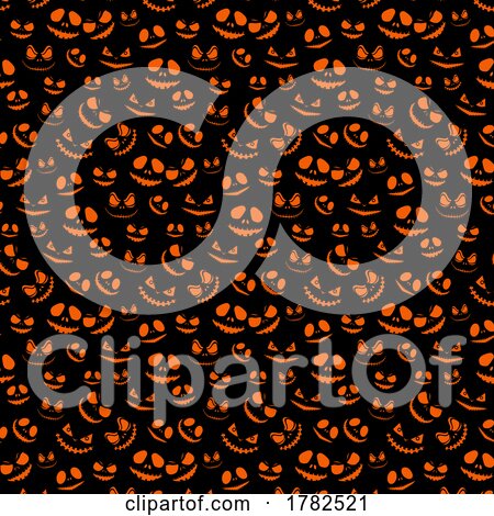 Halloween Pattern Background Design by KJ Pargeter