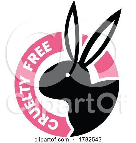 Black and Pink Cruelty Free Icon 2 by cidepix
