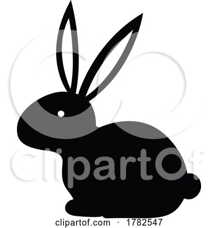 Black Rabbit Silhouette 4 by cidepix