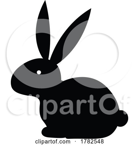 Black Rabbit Silhouette 3 by cidepix