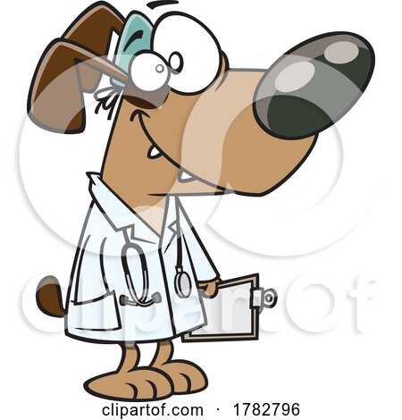 Cartoon Dog Doctor Posters, Art Prints