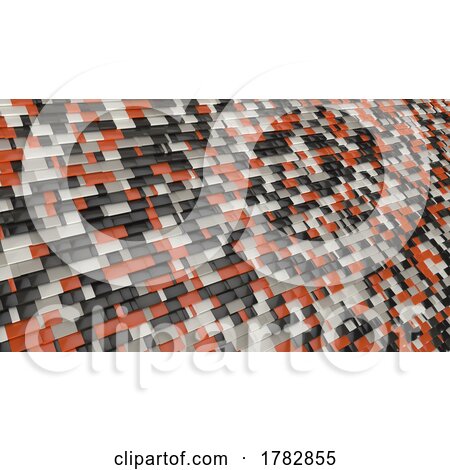 3D Geometric Abstract Twist Background by KJ Pargeter