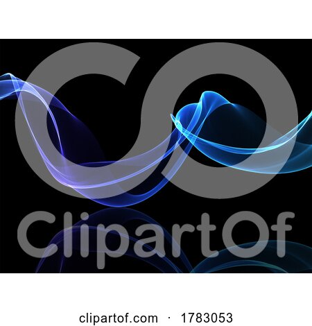 Abstract Wallpaper Background with Flowing Waves Design by KJ Pargeter