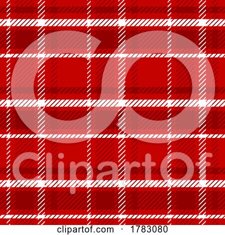 Christmas Themed Plaid Style Pattern Background by KJ Pargeter
