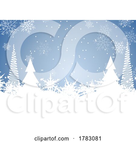 Winter Christmas Background by KJ Pargeter