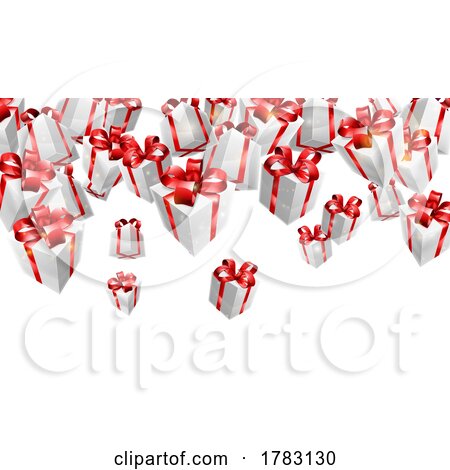 Prizes, Gifts or Presents in Boxes Falling Design by AtStockIllustration