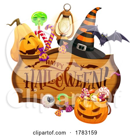 Halloween Sign by Vector Tradition SM