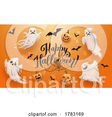 Happy Halloween Greeting by Vector Tradition SM