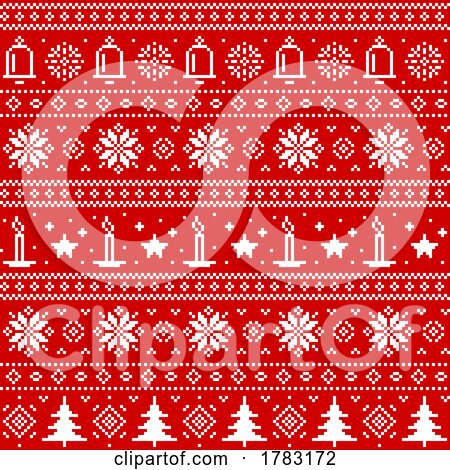 Christmas Background Pattern by Vector Tradition SM