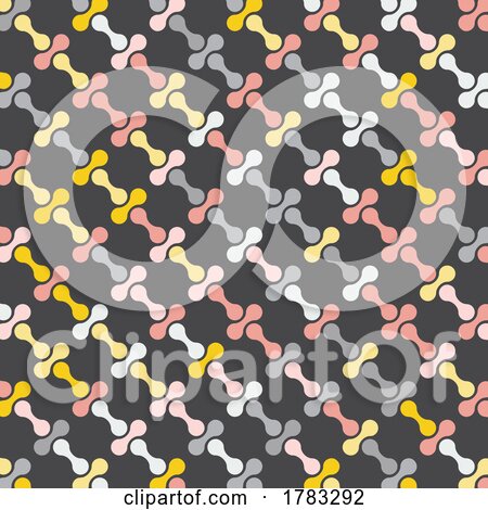 Abstract Wallpaper Background with Retro Pattern Design by KJ Pargeter