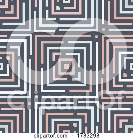 Abstract Retro Styled Pattern Background by KJ Pargeter