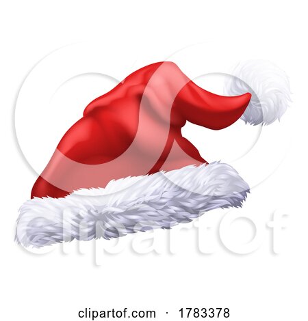 Santa Claus Hat Father Christmas Cap by AtStockIllustration
