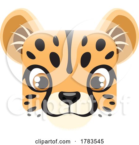 Square Faced Cheetah by Vector Tradition SM