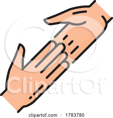Hands Reaching by Vector Tradition SM