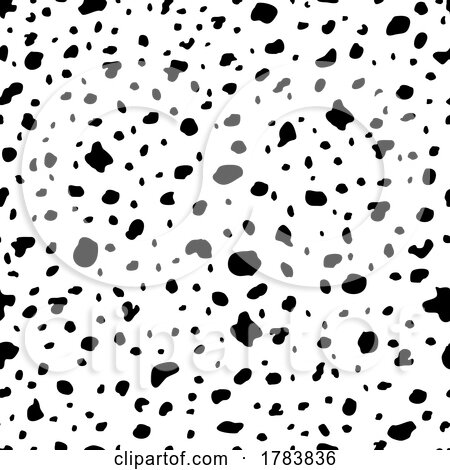 Dalmatian or Cow Spots Seamless Pattern by Vector Tradition SM