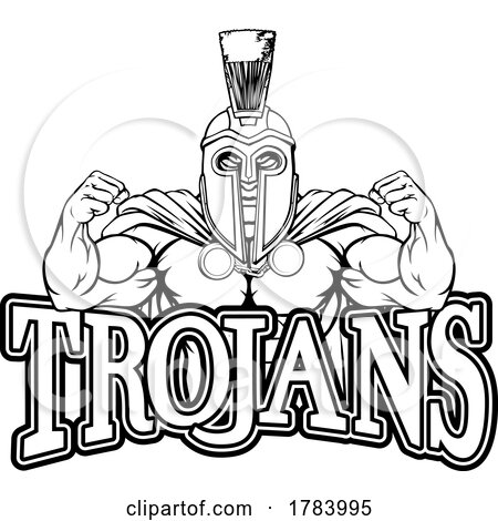 Spartan Trojan Sports Mascot by AtStockIllustration