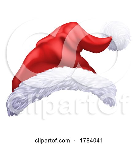 Santa Claus Hat Father Christmas Cap by AtStockIllustration