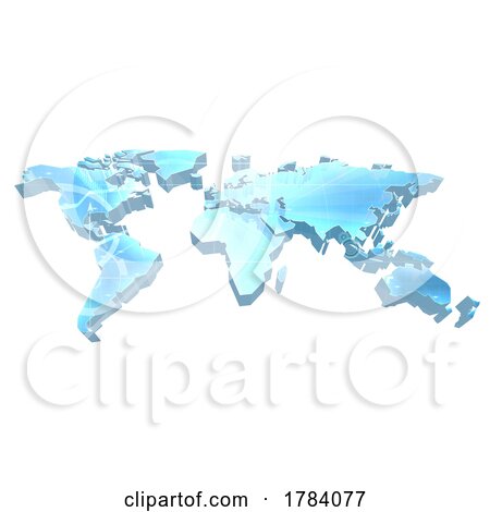 World Map Background Globe Global Trade Concept by AtStockIllustration