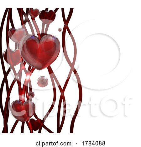 Heart Valentine Background by AtStockIllustration