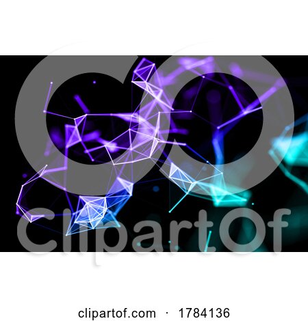 3D Abstract Polygonal Design Background by KJ Pargeter