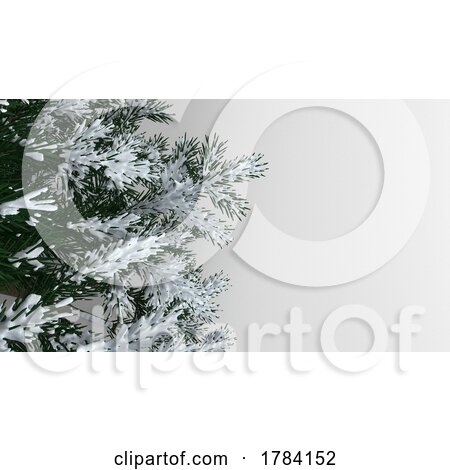 Snowy Christmas Tree by KJ Pargeter