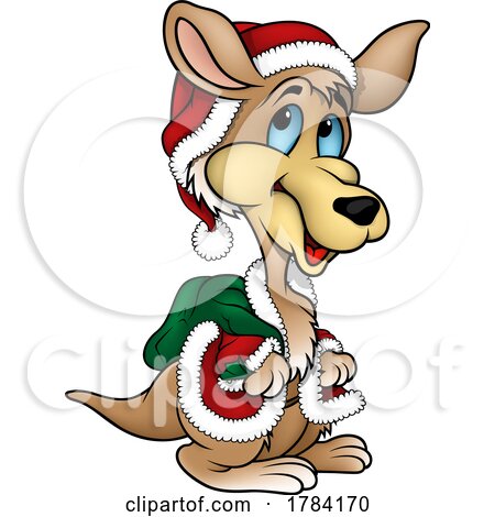 Christmas Kangaroo by dero