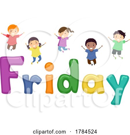 Children With the Word Friday by BNP Design Studio