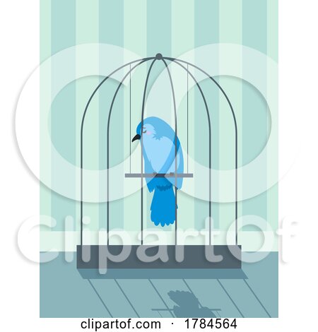 Sad Bird in a Cage by BNP Design Studio