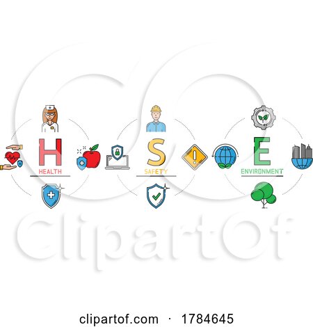 Health Safety and Environment Icons by Vector Tradition SM