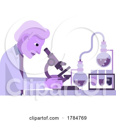 Science Research Scientist Lab Work Bench Concept by AtStockIllustration