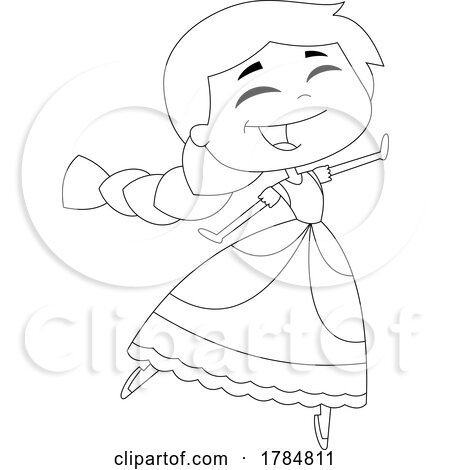 Cartoon Lady Dancing by Hit Toon