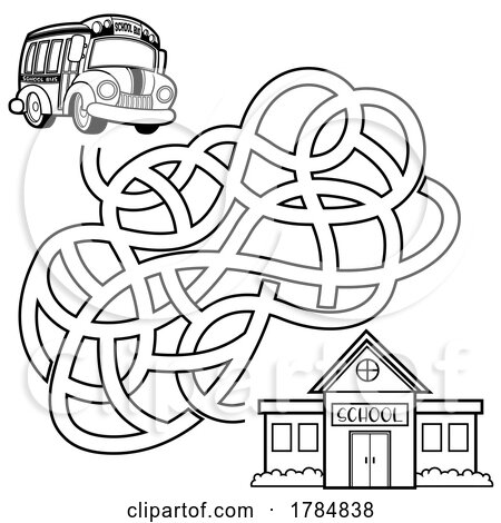 Cartoon School Bus Maze Game by Hit Toon