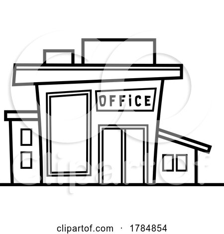 small office building cartoon