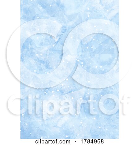 Detailed Christmas Winter Ice Texture Background by KJ Pargeter