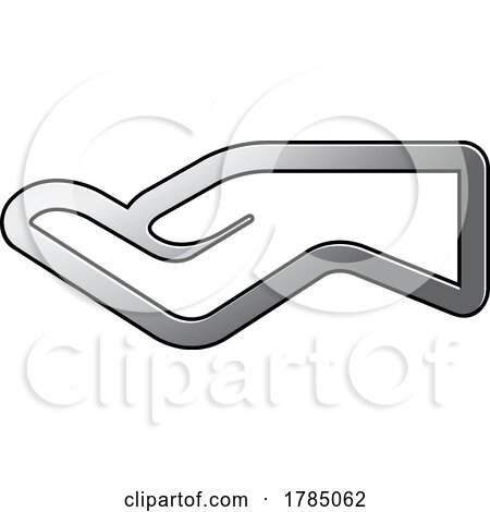 Silver Hand Icon by Lal Perera