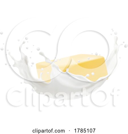 Butter and Splash of Milk by Vector Tradition SM