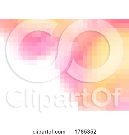 Pastel Mosaic Abstract Design Background by KJ Pargeter