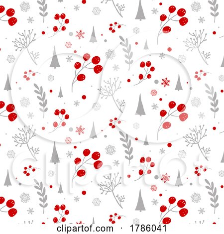 Decorative Scandi Style Christmas Pattern Design by KJ Pargeter