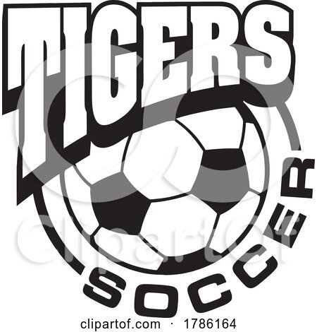 TIGERS Team Soccer with a Soccer Ball by Johnny Sajem