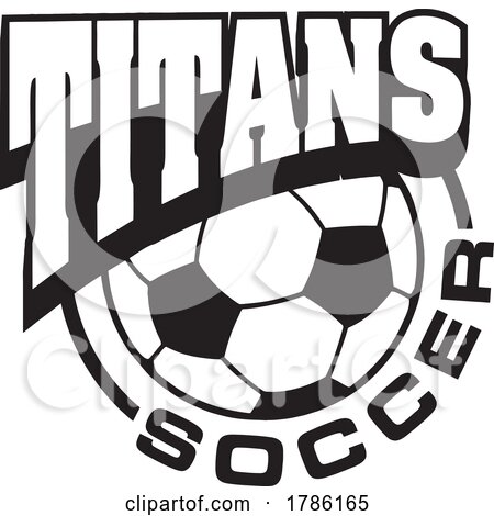 TITANS Team Soccer with a Soccer Ball by Johnny Sajem