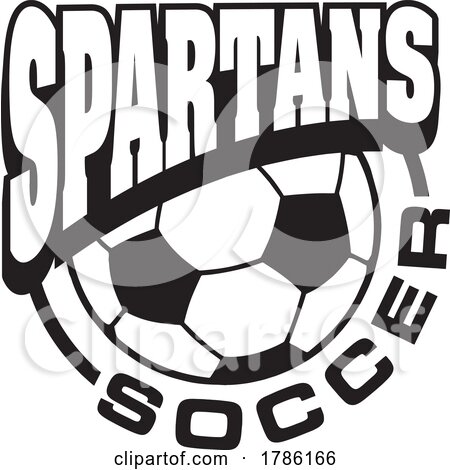 SPARTANS Team Soccer with a Soccer Ball by Johnny Sajem