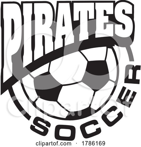 PIRATES Team Soccer with a Soccer Ball by Johnny Sajem