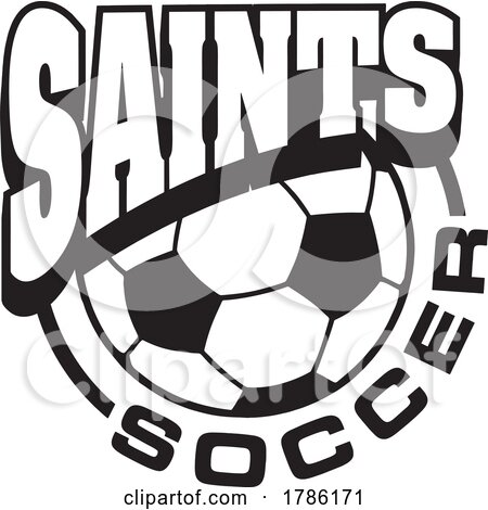 SAINTS Team Soccer with a Soccer Ball by Johnny Sajem